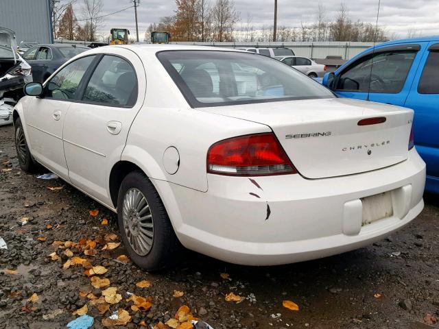 1C3EL46T33N558491 - 2003 CHRYSLER SEBRING LX WHITE photo 3