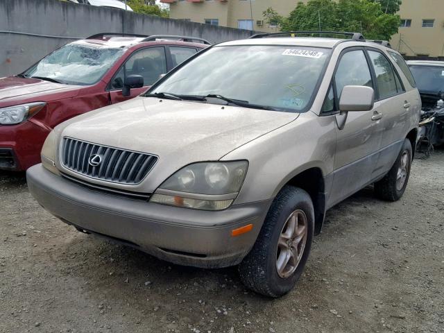 JT6GF10U4Y0073445 - 2000 LEXUS RX 300 GOLD photo 2