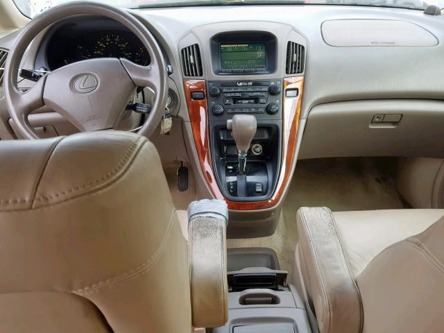 JT6GF10U4Y0073445 - 2000 LEXUS RX 300 GOLD photo 9