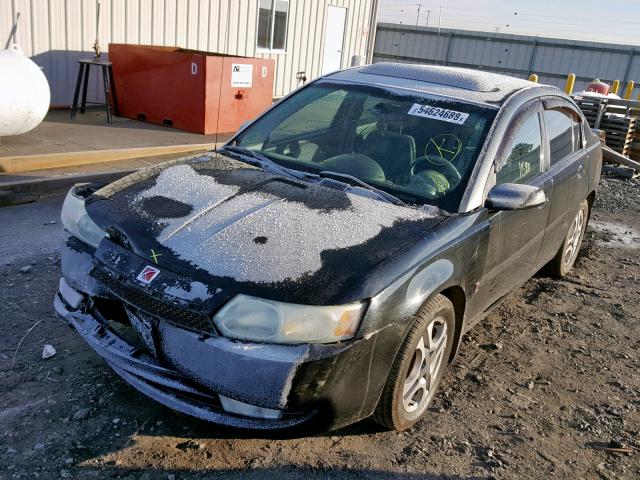 1G8AL52F43Z149998 - 2003 SATURN ION LEVEL BLACK photo 2
