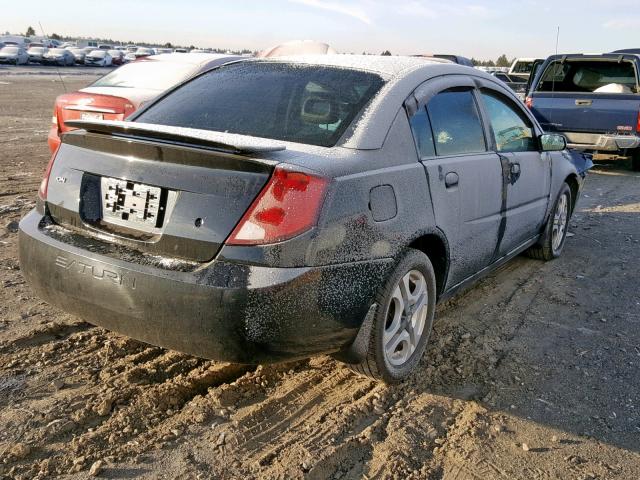 1G8AL52F43Z149998 - 2003 SATURN ION LEVEL BLACK photo 4