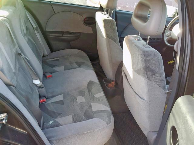 1G8AL52F43Z149998 - 2003 SATURN ION LEVEL BLACK photo 6