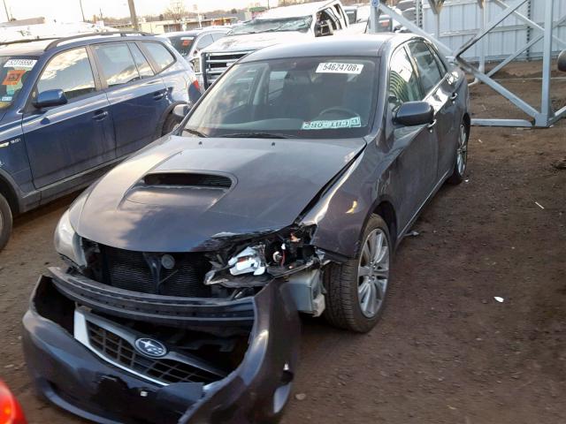 JF1GE74628G508017 - 2008 SUBARU IMPREZA WR GRAY photo 2