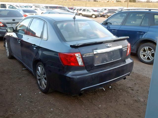 JF1GE74628G508017 - 2008 SUBARU IMPREZA WR GRAY photo 3