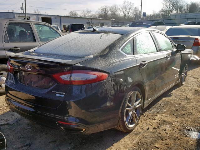 3FA6P0K93ER121541 - 2014 FORD FUSION TIT BLACK photo 4