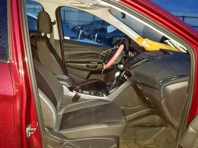 1FMCU0F72GUB60949 - 2016 FORD ESCAPE S BURGUNDY photo 5