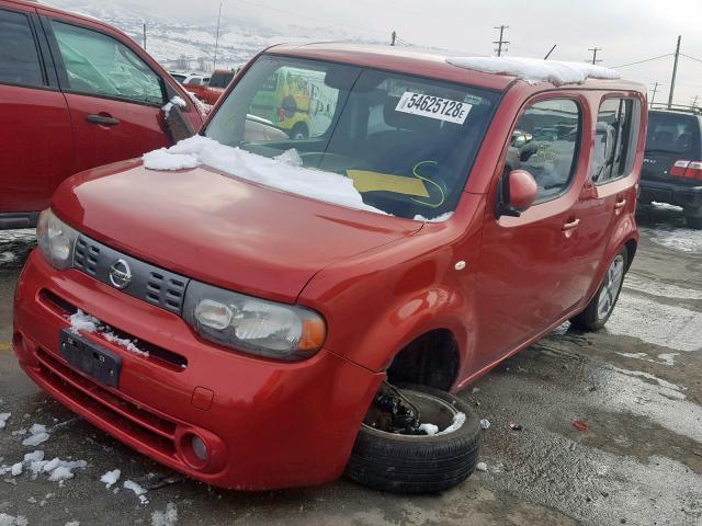 JN8AZ28R99T102907 - 2009 NISSAN CUBE BASE RED photo 2