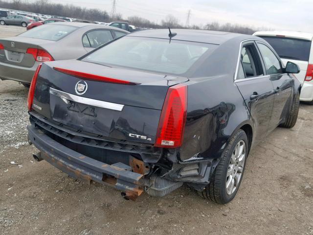 1G6DS57V880164783 - 2008 CADILLAC CTS HI FEA BLACK photo 4