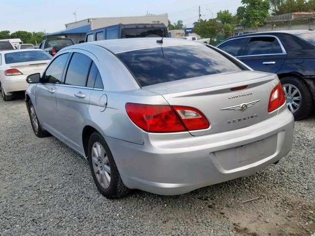 1C3CC4FB5AN166382 - 2010 CHRYSLER SEBRING TO SILVER photo 3