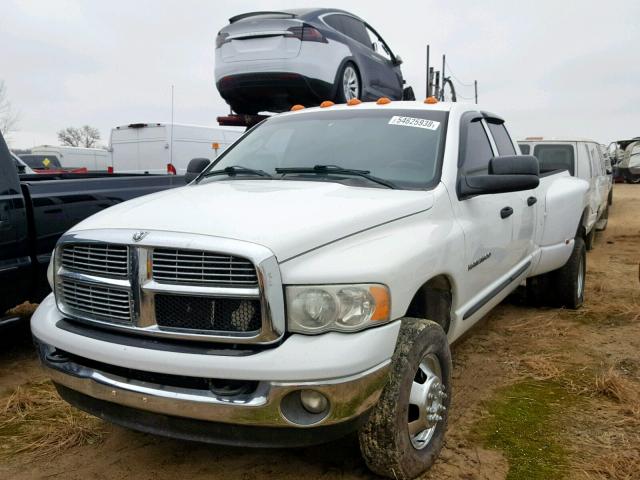 3D7MU48C94G264434 - 2004 DODGE RAM 3500 S WHITE photo 2