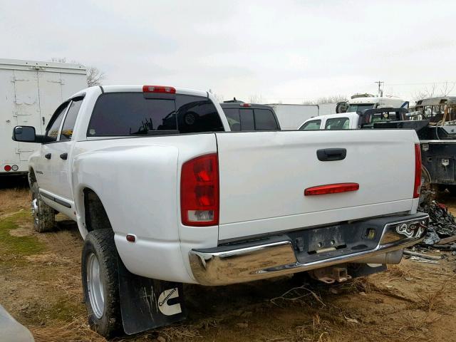 3D7MU48C94G264434 - 2004 DODGE RAM 3500 S WHITE photo 3