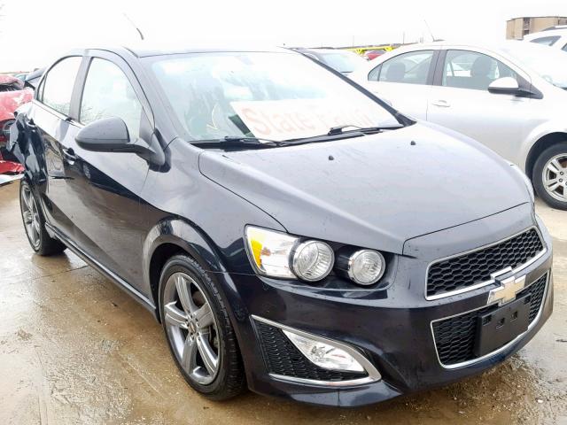 1G1JG5SBXE4208486 - 2014 CHEVROLET SONIC RS BLACK photo 1