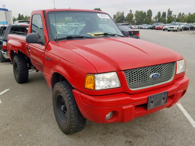 1FTYR10U73PB03929 - 2003 FORD RANGER RED photo 1