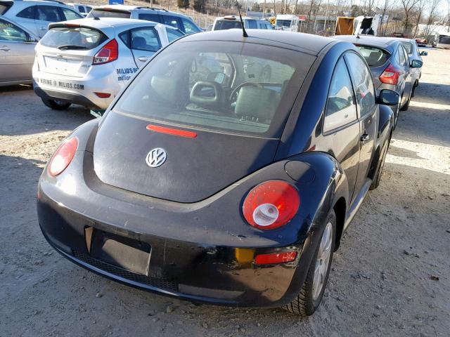 3VWPG31C37M515910 - 2007 VOLKSWAGEN NEW BEETLE BLACK photo 4