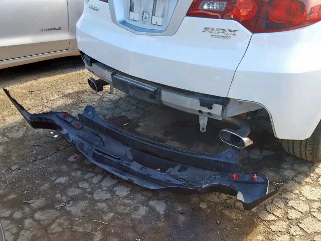 5J8TB2H27CA003101 - 2012 ACURA RDX WHITE photo 9