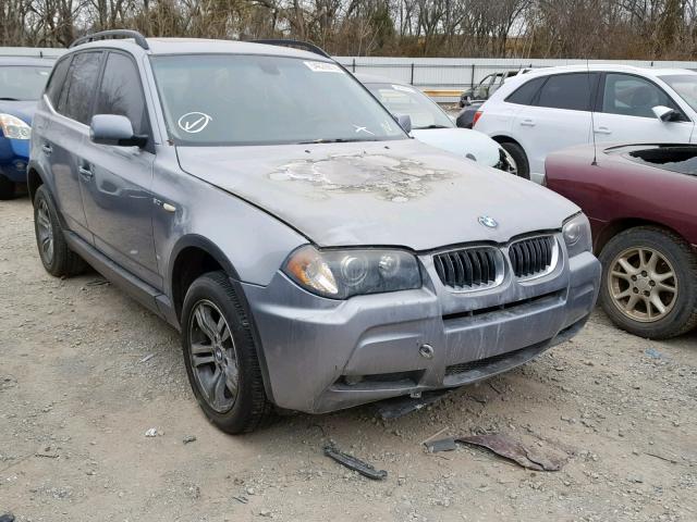 WBXPA93406WD32322 - 2006 BMW X3 3.0I GRAY photo 1