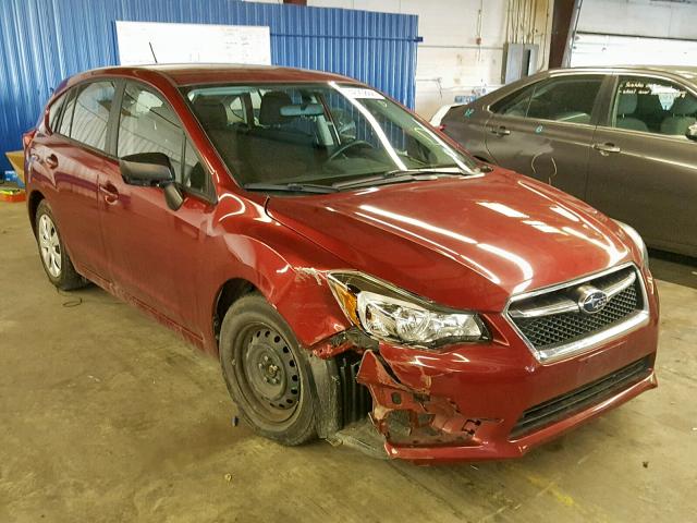 JF1GPAA65FG248978 - 2015 SUBARU IMPREZA BA RED photo 1