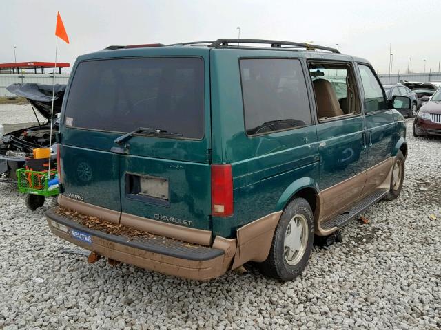 1GNDM19W01B101670 - 2001 CHEVROLET ASTRO GREEN photo 4