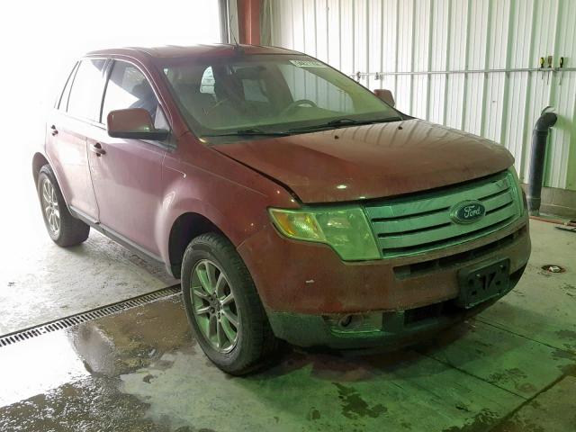 2FMDK38C77BB03593 - 2007 FORD EDGE SEL RED photo 1