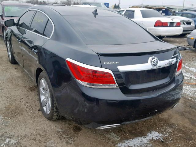 1G4GE5ED5BF260561 - 2011 BUICK LACROSSE C BLACK photo 3