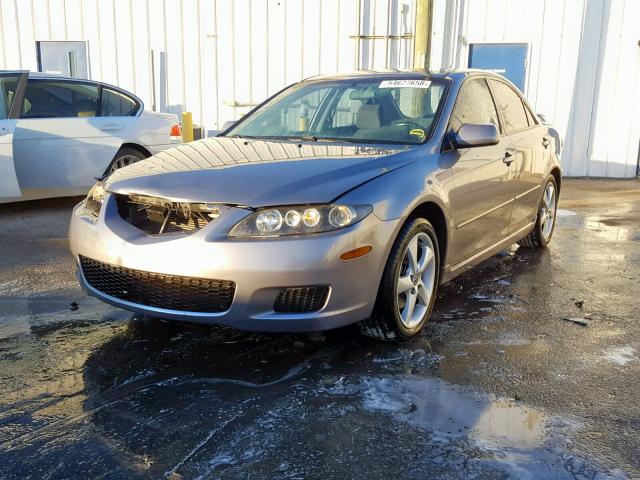 1YVHP80C575M28533 - 2007 MAZDA 6 GRAY photo 2