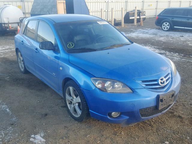 JM1BK343X51334787 - 2005 MAZDA 3 HATCHBAC BLUE photo 1