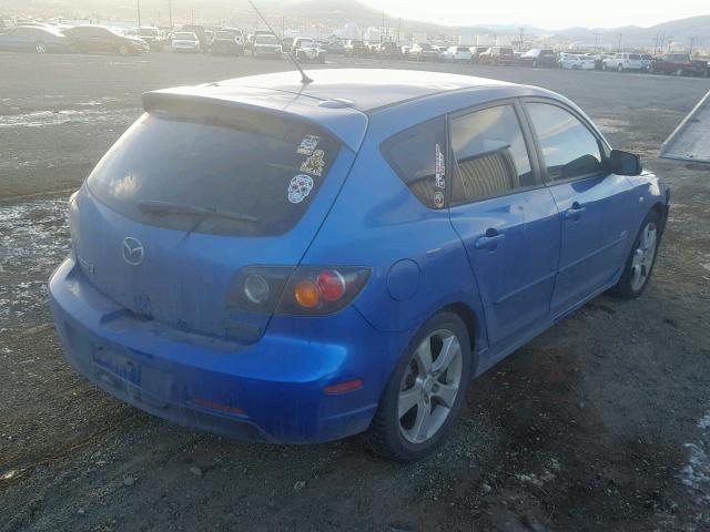 JM1BK343X51334787 - 2005 MAZDA 3 HATCHBAC BLUE photo 4