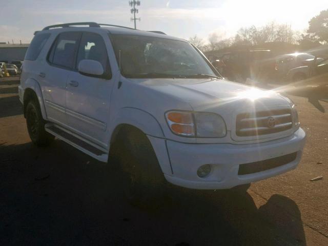 5TDBT48A93S203538 - 2003 TOYOTA SEQUOIA LI WHITE photo 1