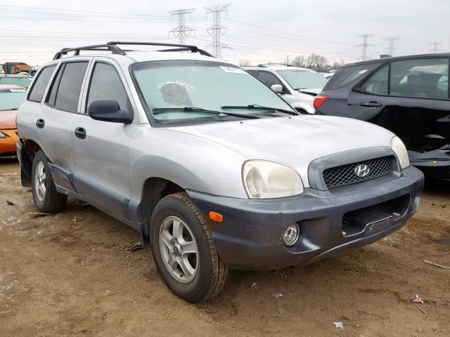 KM8SB82B51U054304 - 2001 HYUNDAI SANTA FE SILVER photo 1