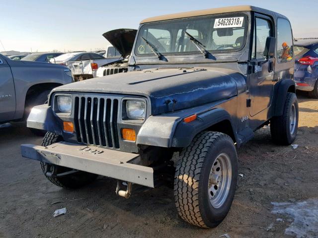 1J4FY19P8SP304092 - 1995 JEEP WRANGLER / BLACK photo 2