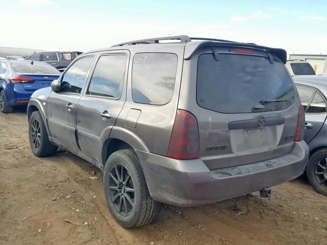 4F2CZ06165KM32655 - 2005 MAZDA TRIBUTE S CHARCOAL photo 3