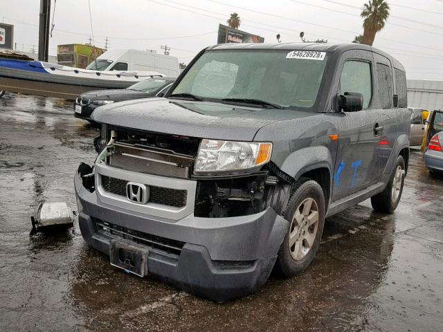 5J6YH1H77AL002227 - 2010 HONDA ELEMENT EX GRAY photo 2