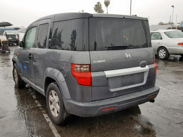 5J6YH1H77AL002227 - 2010 HONDA ELEMENT EX GRAY photo 3