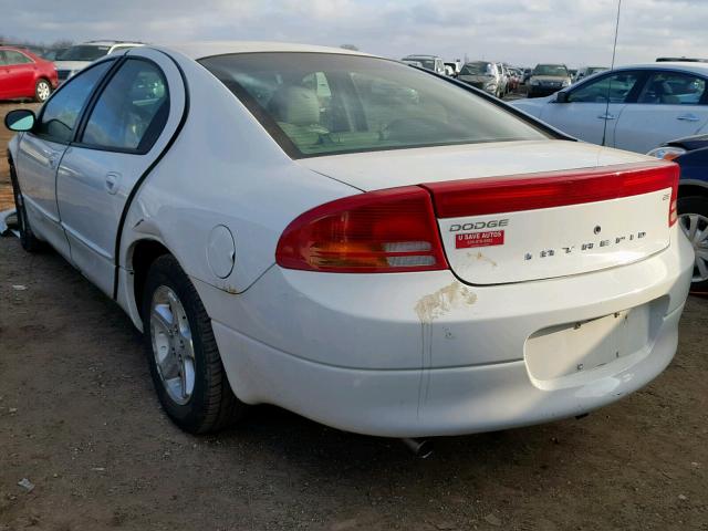 2B3HD56M92H126226 - 2002 DODGE INTREPID E WHITE photo 3