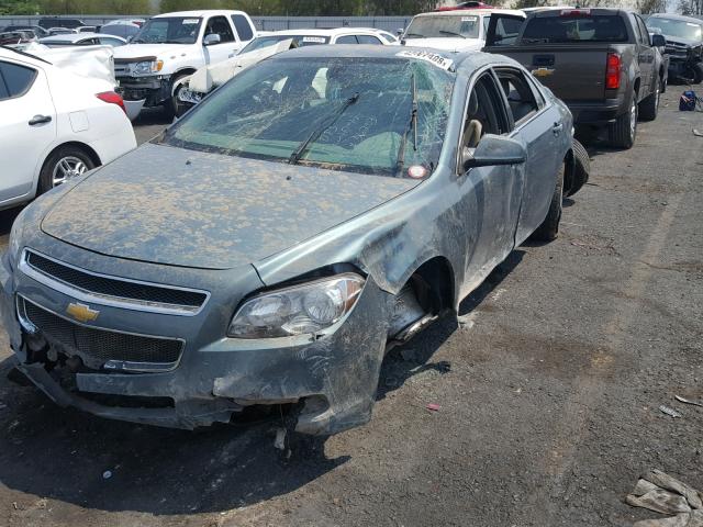 1G1ZJ57B59F154182 - 2009 CHEVROLET MALIBU 2LT GREEN photo 2