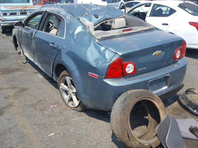 1G1ZJ57B59F154182 - 2009 CHEVROLET MALIBU 2LT GREEN photo 3