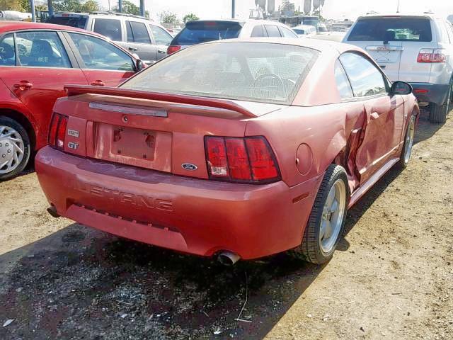 1FAFP42X6XF146472 - 1999 FORD MUSTANG GT RED photo 4