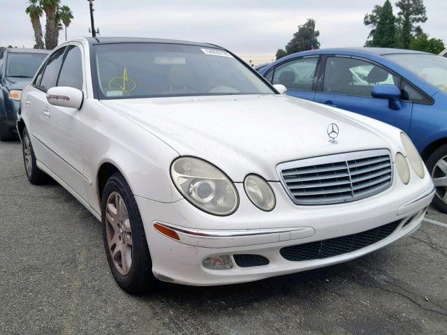 WDBUF65J14A468936 - 2004 MERCEDES-BENZ E 320 WHITE photo 1