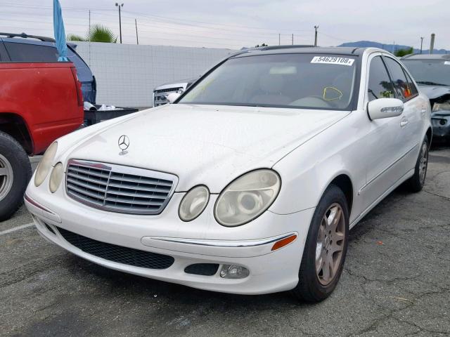 WDBUF65J14A468936 - 2004 MERCEDES-BENZ E 320 WHITE photo 2