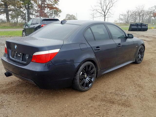 WBANW53568CT48532 - 2008 BMW 550 I BLACK photo 4