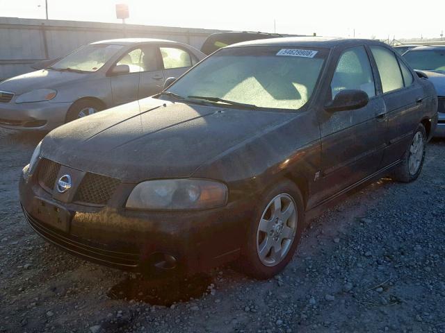 3N1AB51D24L472788 - 2004 NISSAN SENTRA SE- BLACK photo 2