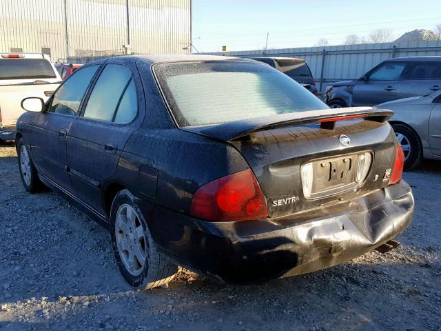 3N1AB51D24L472788 - 2004 NISSAN SENTRA SE- BLACK photo 3