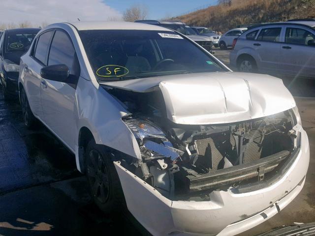 3N1AB6AP2CL768974 - 2012 NISSAN SENTRA 2.0 WHITE photo 1