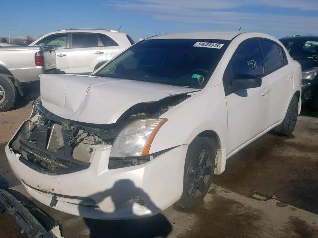 3N1AB6AP2CL768974 - 2012 NISSAN SENTRA 2.0 WHITE photo 2