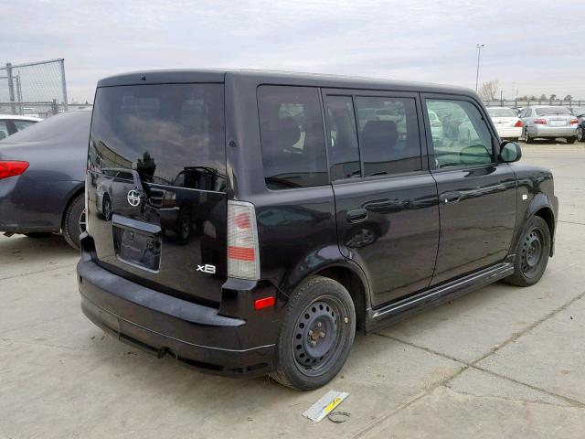 JTLKT334340142420 - 2004 TOYOTA SCION XB Siyah fotoğraf 4