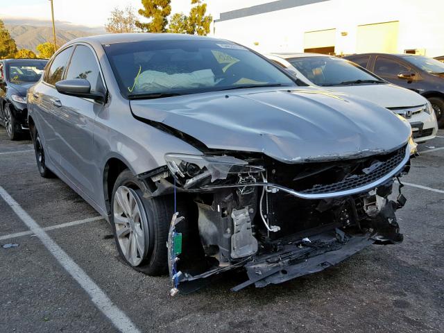 1C3CCCAB1FN617476 - 2015 CHRYSLER 200 LIMITE GRAY photo 1