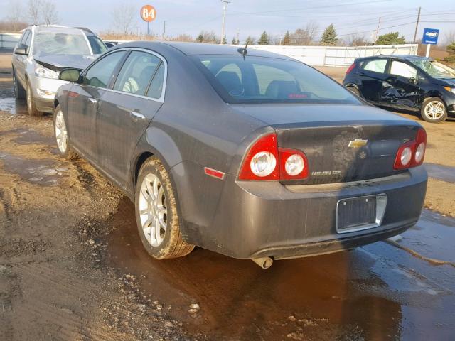 1G1ZE5EB2AF231117 - 2010 CHEVROLET MALIBU LTZ ნაცრისფერი ფოტო 3