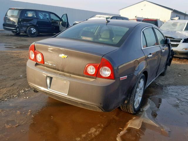 1G1ZE5EB2AF231117 - 2010 CHEVROLET MALIBU LTZ ნაცრისფერი ფოტო 4