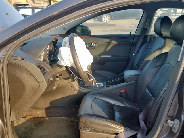 1G1ZE5EB2AF231117 - 2010 CHEVROLET MALIBU LTZ ნაცრისფერი ფოტო 5