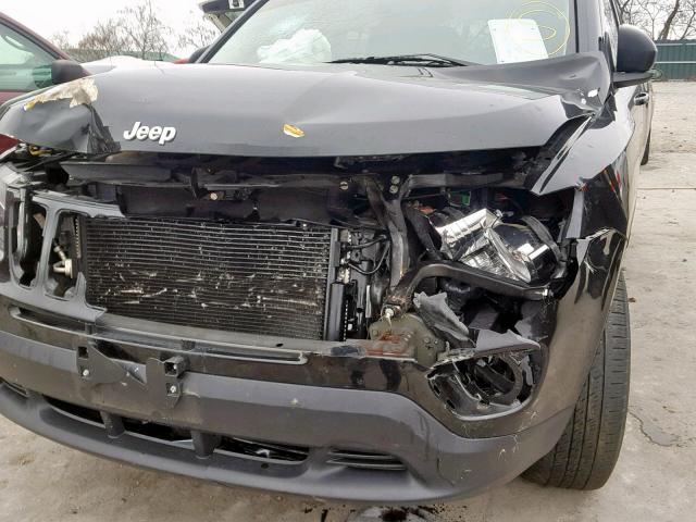 1C4NJDBB5GD566683 - 2016 JEEP COMPASS SP შავი ფოტო 9
